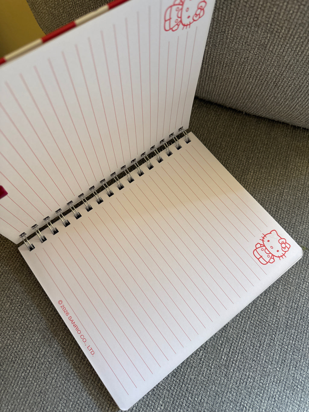Libreta de 100 hojas Hello Kitty
