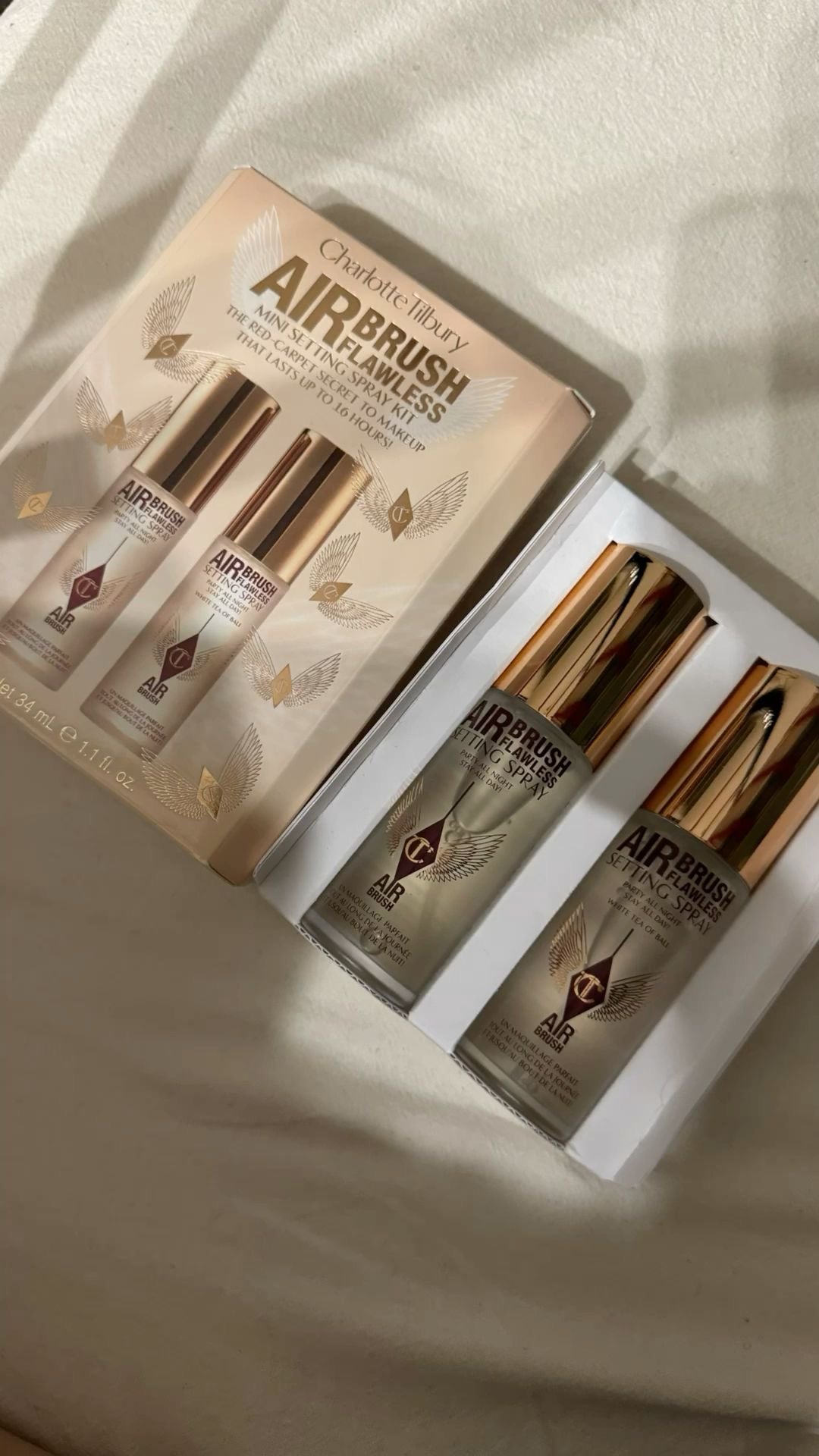 Mini Airbrush Flawless Setting Spray Duo Charlotte Tilbury