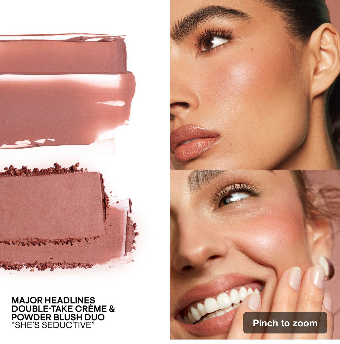 Double Take Creme & Powder Blush Duo Mini