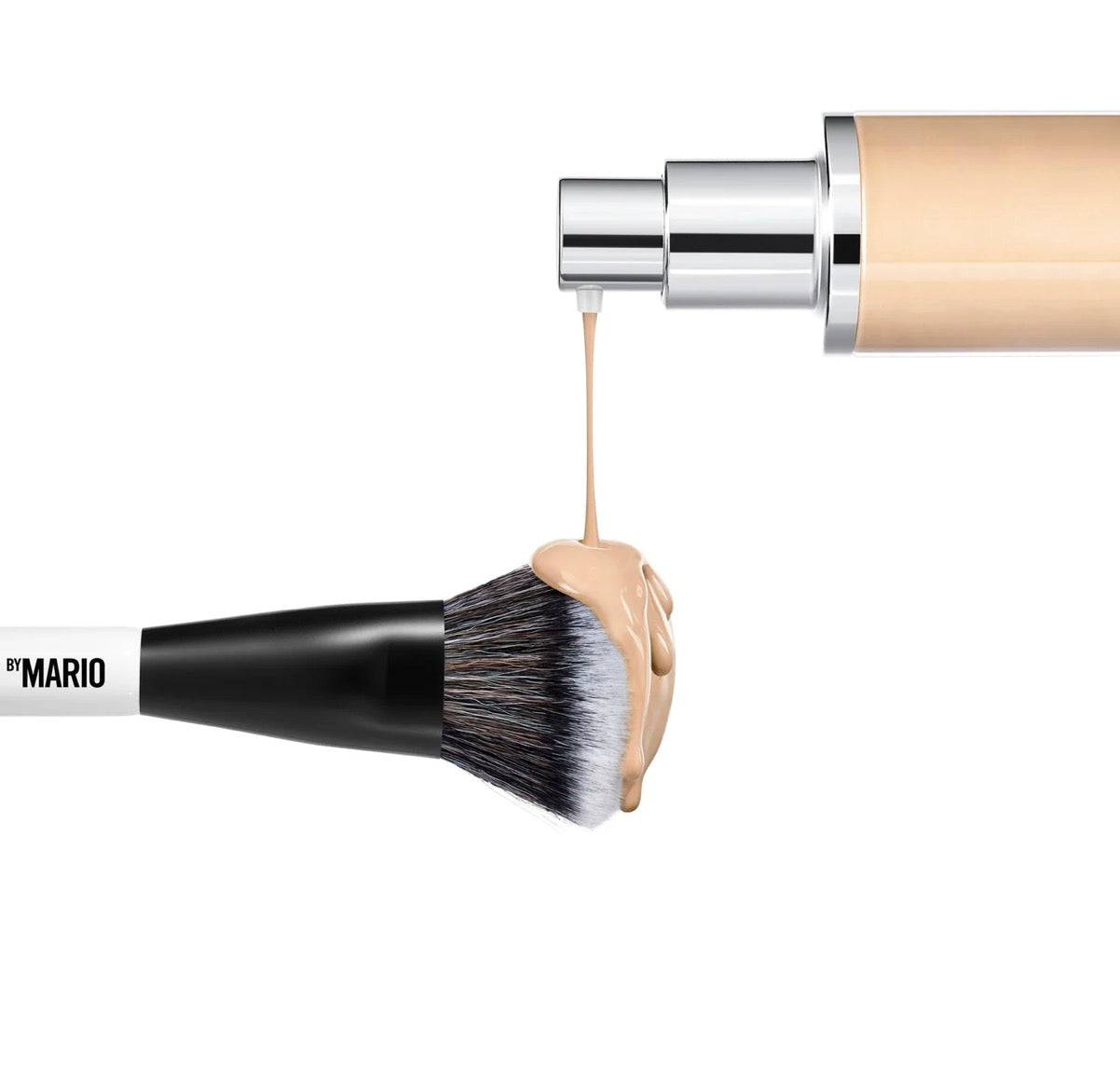 F4 Dual Ended Foundation & Face Brush Makeup by Mario