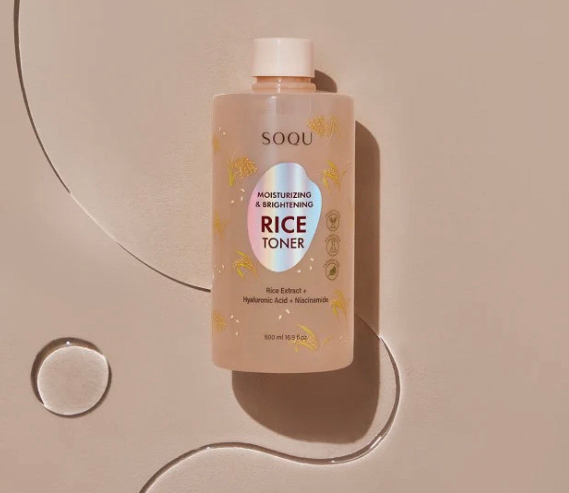 Tónico de arroz hidratante SOQU