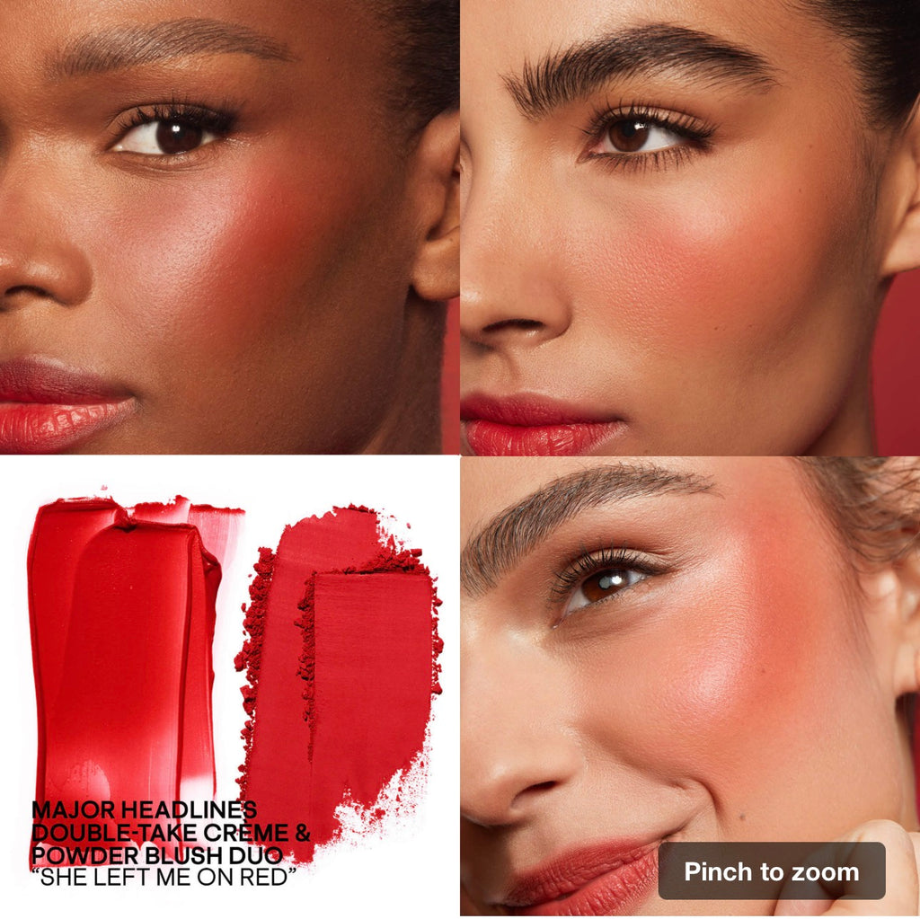 Double Take Creme & Powder Blush Duo Mini Patrick Ta