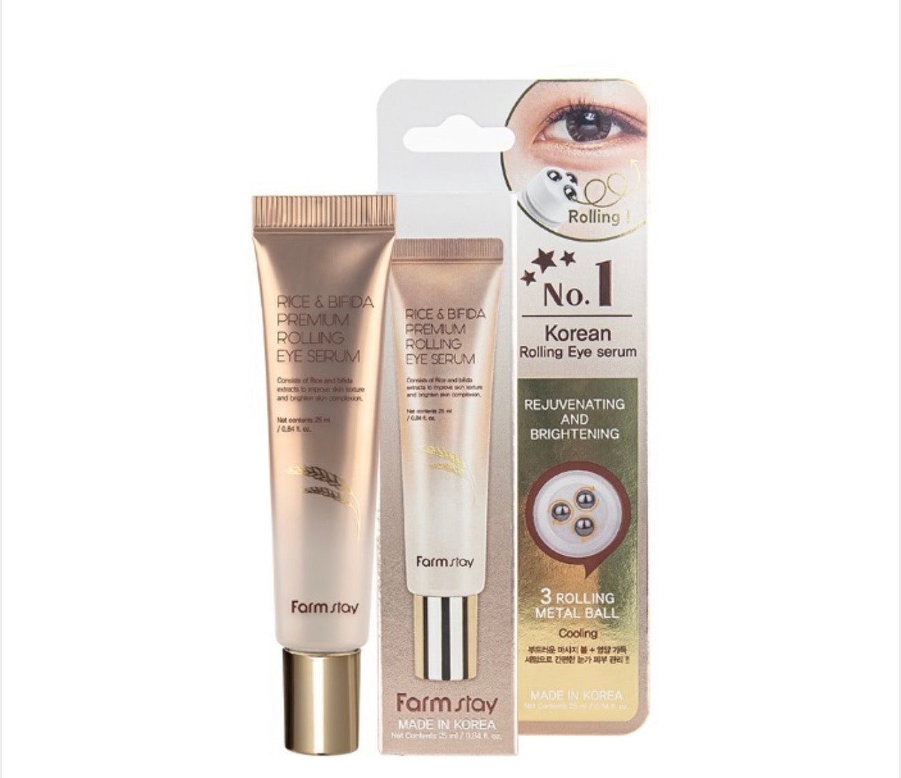 Rice & Bifida Premium Rolling Eye Serum
