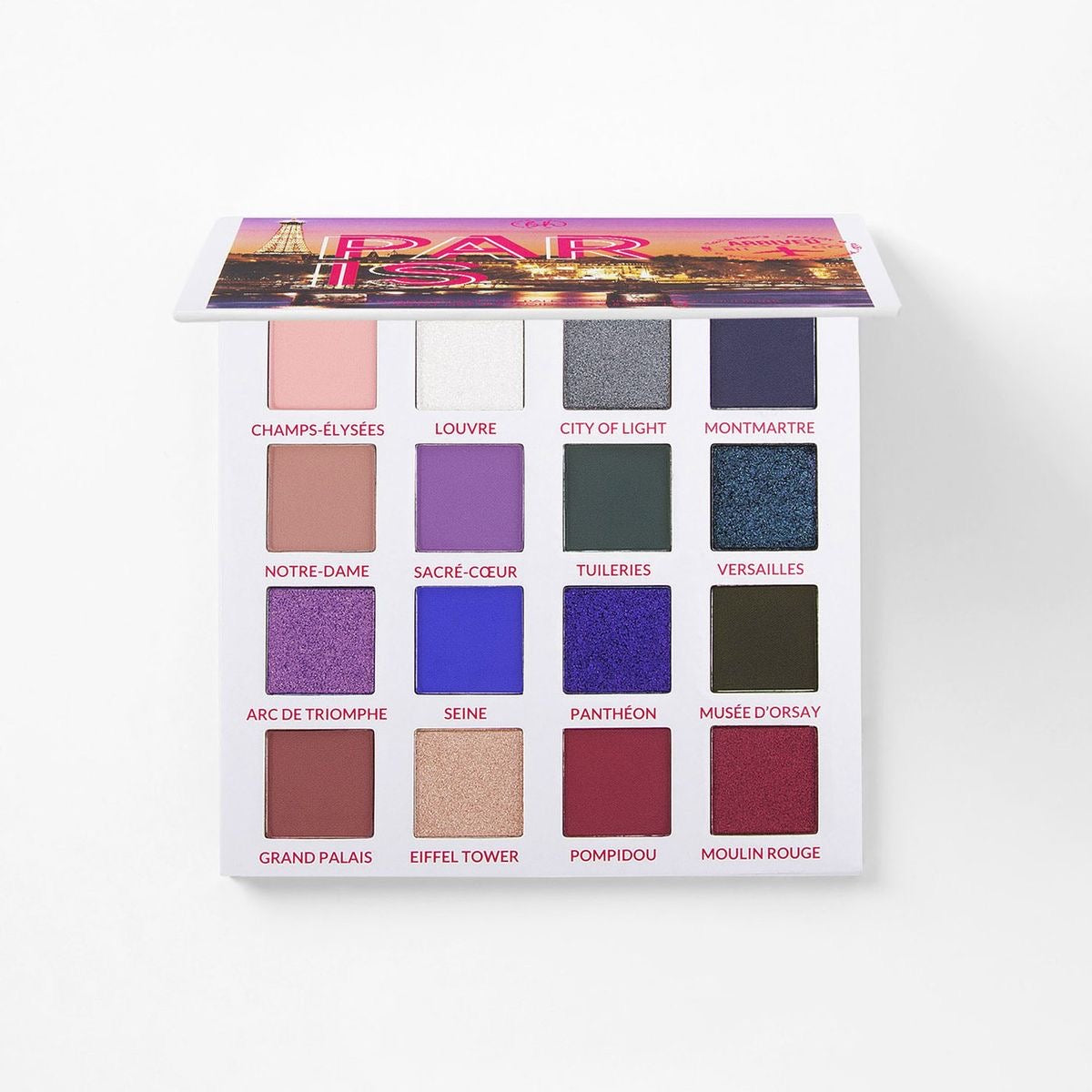 16 Color Shadow Palette Paris Bh Cosmetics