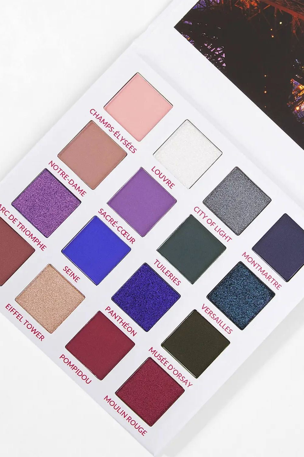 16 Color Shadow Palette Paris Bh Cosmetics